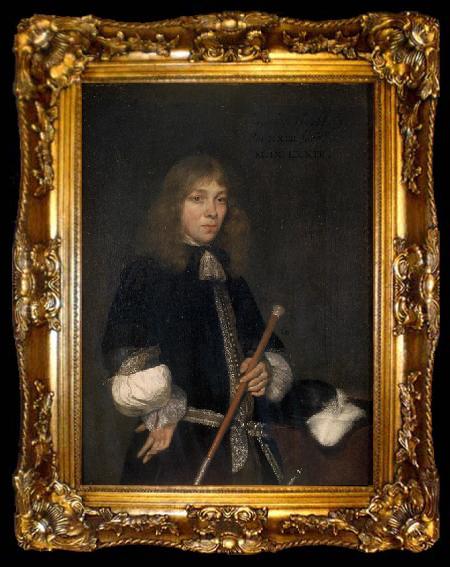 framed  Gerard ter Borch the Younger Portrait of Cornelis de Graeff (1650-1678), ta009-2